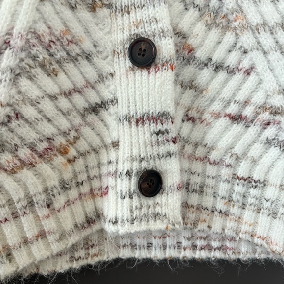 Anthropologie RD Style Conscious Adeline Marl Cardigan Recycled Sustainable M - Picture 7 of 8